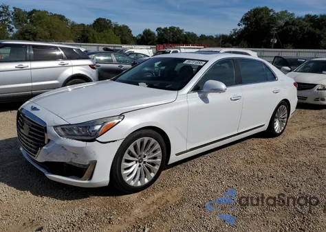 2017 Genesis G90 Ultimate z USA, uszkodzony, nr VIN KMHG54JH5HU024984